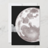 Ik hou van je bij het Baby shower Moon & Back Kaart (Achterkant)