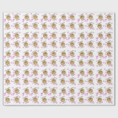 Ik hou van je bij pizzas verpakkingspapier cadeaupapier (Vlak)