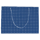 Ik hou van je, blauwe cadeauzak groot cadeauzakje (Achterkant)