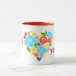 IK HOU VAN JE BLOEMENHART ONTWERP VALENTIJNS MOK