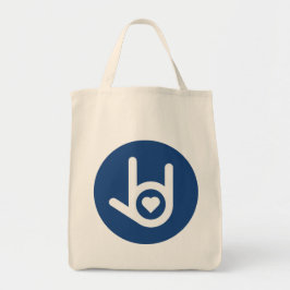 Ik hou van je, Blue Tote Bag