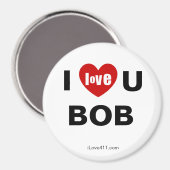 Ik hou van je BOB Fridge Magnet (Voorkant / Achterkant)