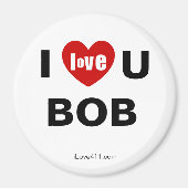 Ik hou van je BOB Fridge Magnet (Voorkant)