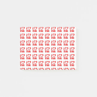 Ik hou van je briefje post-it® notes