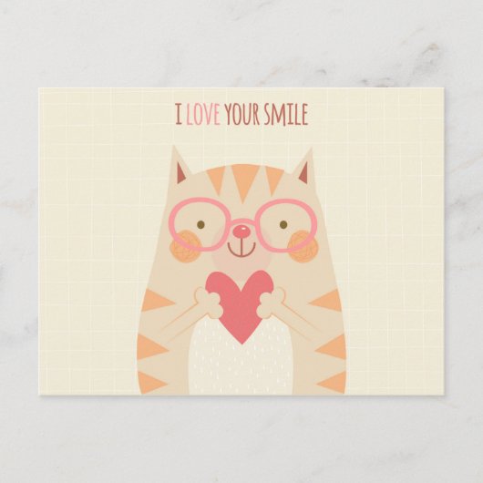 Ik hou van je Briefkaart (Voorkant)