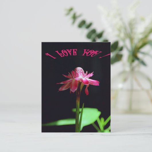 Ik hou van je briefkaart (Staand voorkant)