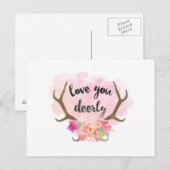 Ik hou van je briefkaart (Voorkant / Achterkant)