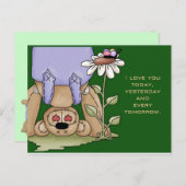 Ik hou van je briefkaart (Voorkant / Achterkant)