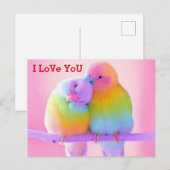 Ik hou van je briefkaart (Voorkant / Achterkant)