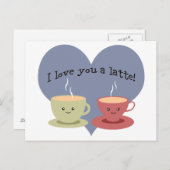 Ik hou van je. briefkaart (Voorkant / Achterkant)