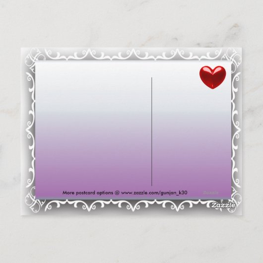 Ik hou van je briefkaart (Achterkant)