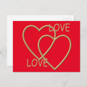 Ik hou van je briefkaart (Voorkant / Achterkant)