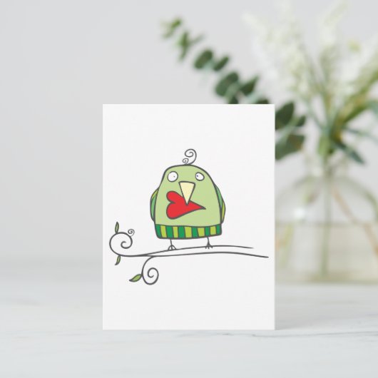 Ik hou van je briefkaart (Staand voorkant)