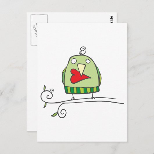 Ik hou van je briefkaart (Voorkant / Achterkant)