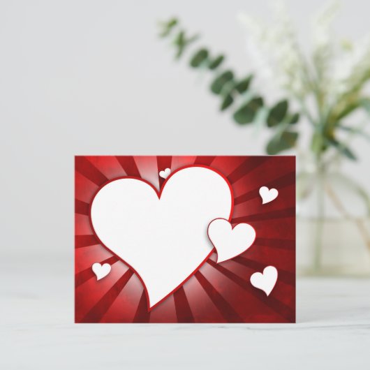 Ik hou van je briefkaart (Staand voorkant)