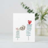 Ik hou van je briefkaart (Staand voorkant)