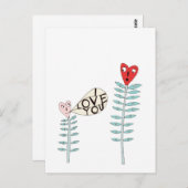 Ik hou van je briefkaart (Voorkant / Achterkant)