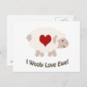 Ik hou van je! briefkaart (Voorkant / Achterkant)