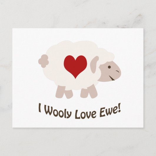 Ik hou van je! briefkaart (Voorkant)