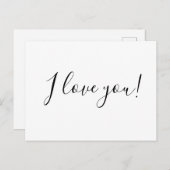 Ik hou van je briefkaart (Voorkant / Achterkant)