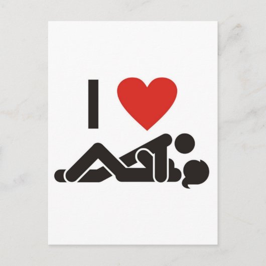 Ik hou van je briefkaart (Voorkant)