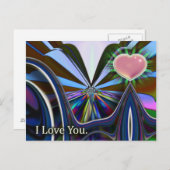 Ik hou van je Briefkaart (Voorkant / Achterkant)