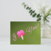 Ik hou van je! briefkaart (Staand voorkant)