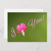 Ik hou van je! briefkaart (Voorkant / Achterkant)