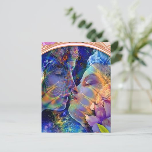 Ik hou van je briefkaart (Staand voorkant)