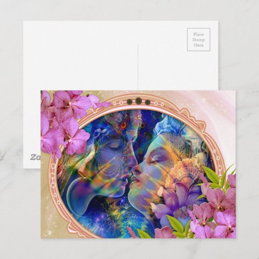 Ik hou van je briefkaart (Voorkant / Achterkant)