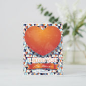 Ik hou van je briefkaart (Staand voorkant)