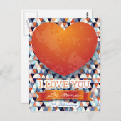 Ik hou van je briefkaart (Voorkant / Achterkant)