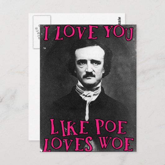 Ik hou van je... briefkaart (Voorkant / Achterkant)