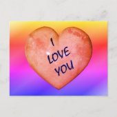 Ik hou van je  briefkaart (Voorkant)