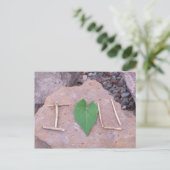 Ik hou van je briefkaart (Staand voorkant)