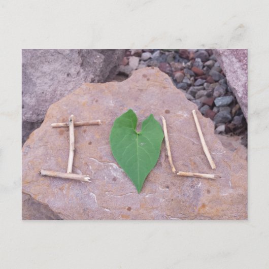 Ik hou van je briefkaart (Voorkant)