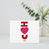 Ik hou van je Briefkaart (Staand voorkant)