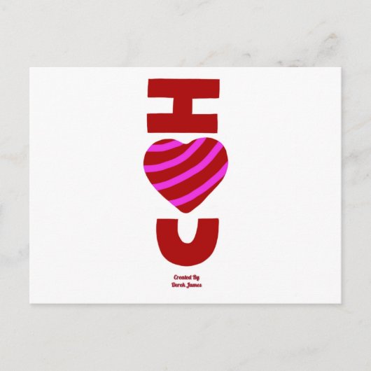 Ik hou van je Briefkaart (Voorkant)