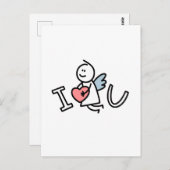 Ik hou van je briefkaart (Voorkant / Achterkant)