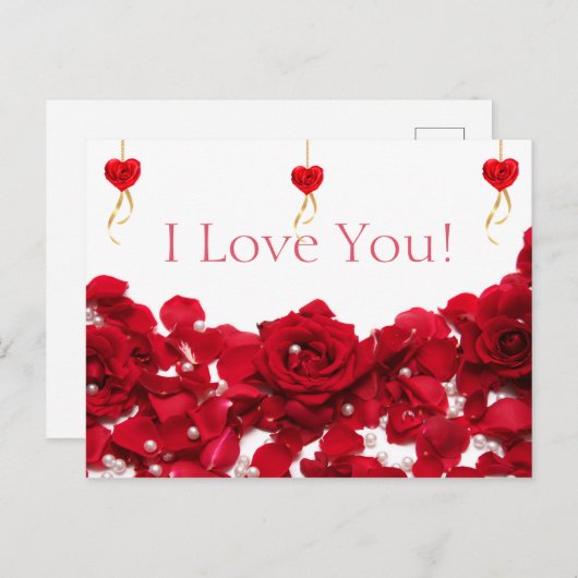 Ik hou van je briefkaart (Voorkant / Achterkant)