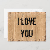 Ik hou van je briefkaart (Voorkant / Achterkant)