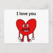 Ik hou van je briefkaart (Voorkant)