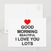 Ik hou van je briefkaart (Voorkant / Achterkant)