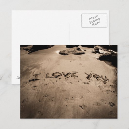 IK HOU VAN JE BRIEFKAART (Voorkant / Achterkant)