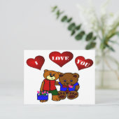 Ik hou van je briefkaart (Staand voorkant)