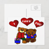 Ik hou van je briefkaart (Voorkant / Achterkant)