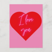 Ik hou van je briefkaart (Voorkant)