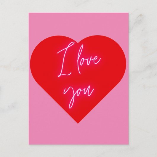 Ik hou van je briefkaart (Voorkant)