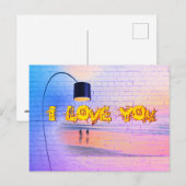 Ik hou van je Briefkaart (Voorkant / Achterkant)