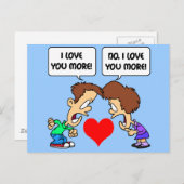 Ik hou van je briefkaart (Voorkant / Achterkant)